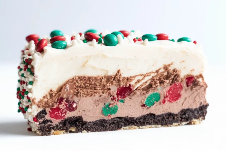 Square Candy Cane Pie