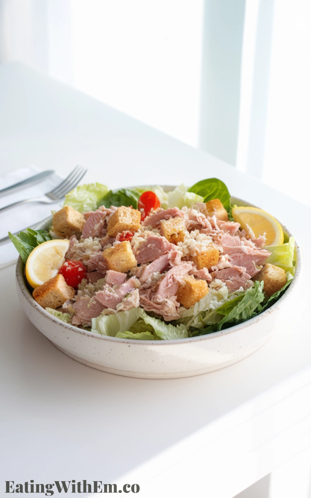 Tuna Caesar Salad