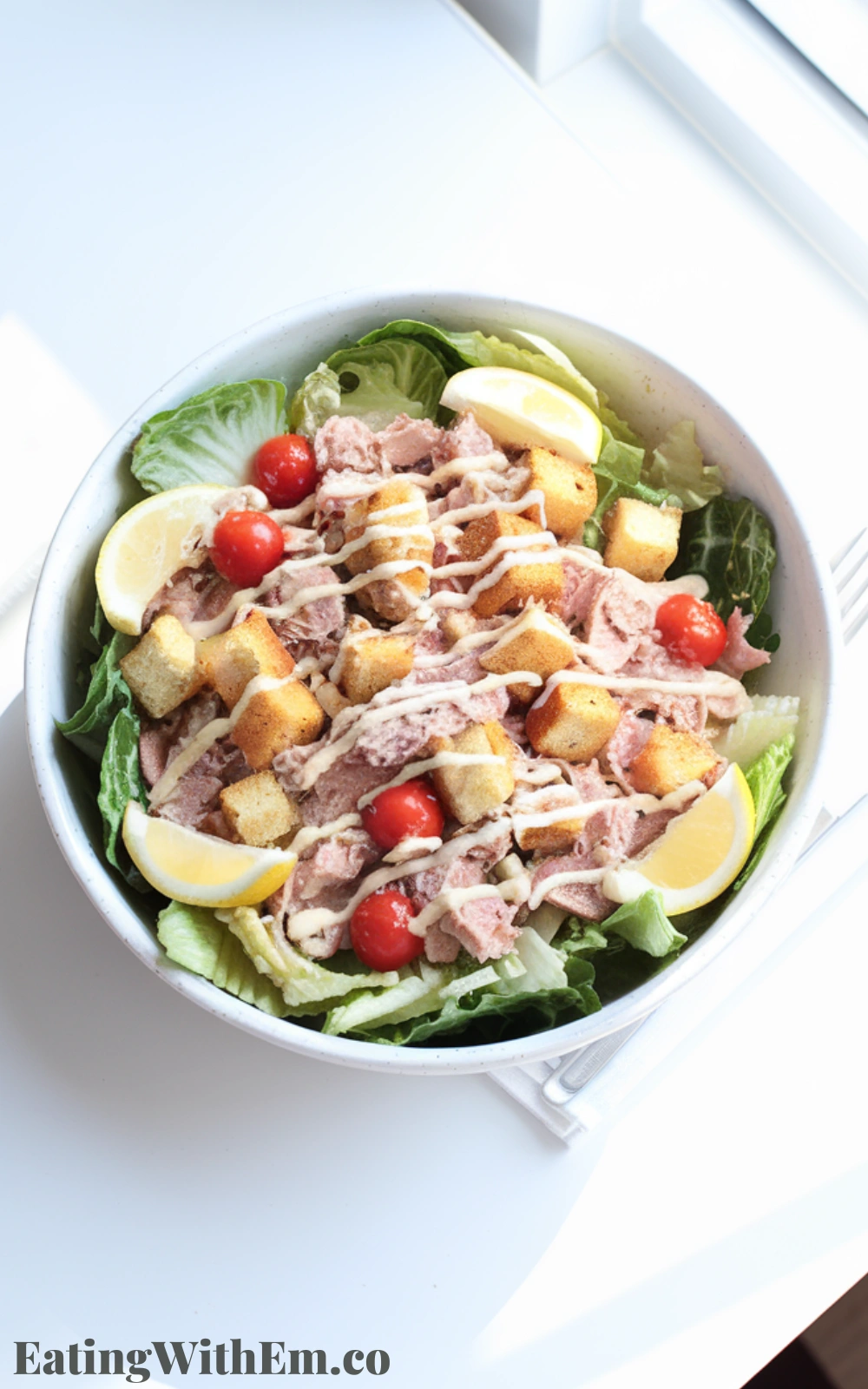 Tuna Caesar Salad