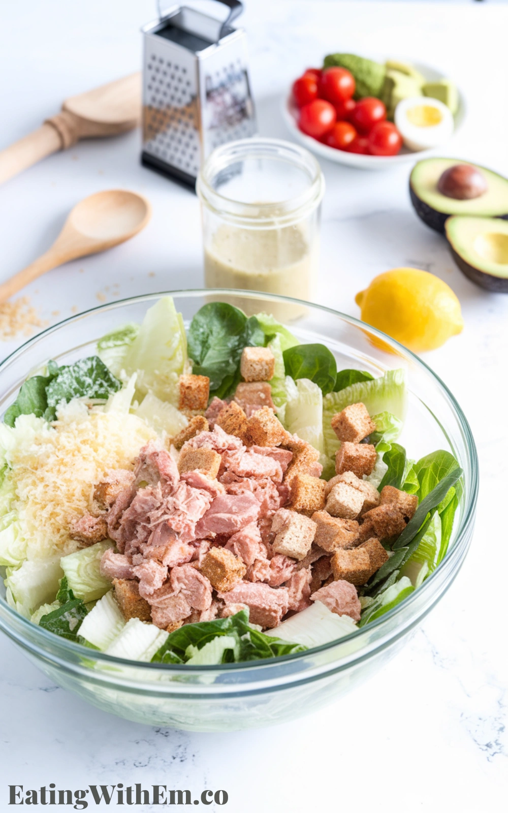 Tuna Caesar Salad