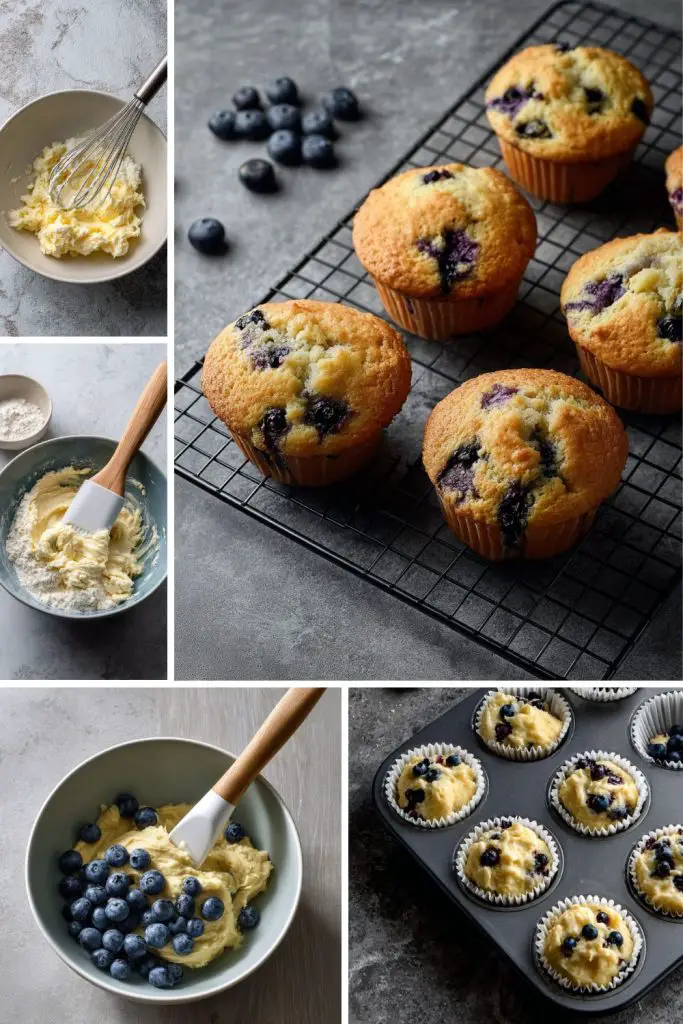 Low Sodium Blueberry Muffins