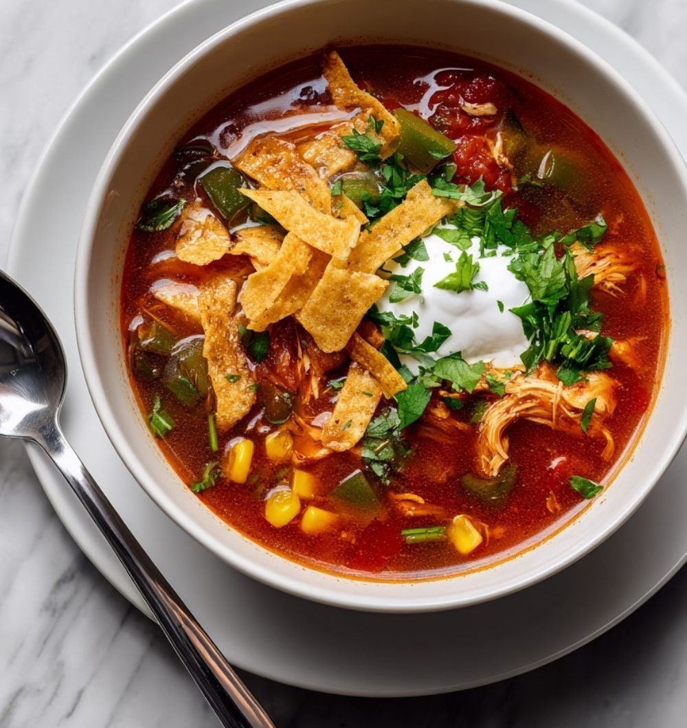 Low Sodium Chicken Tortilla Soup 
