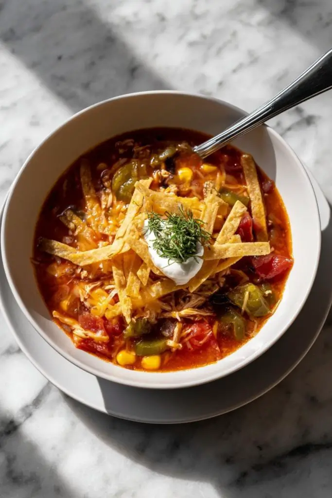 Low Sodium Chicken Tortilla Soup