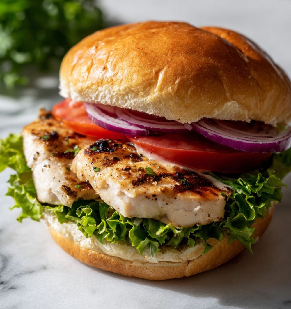 Low Sodium Grilled Chicken Sandwich Recipe