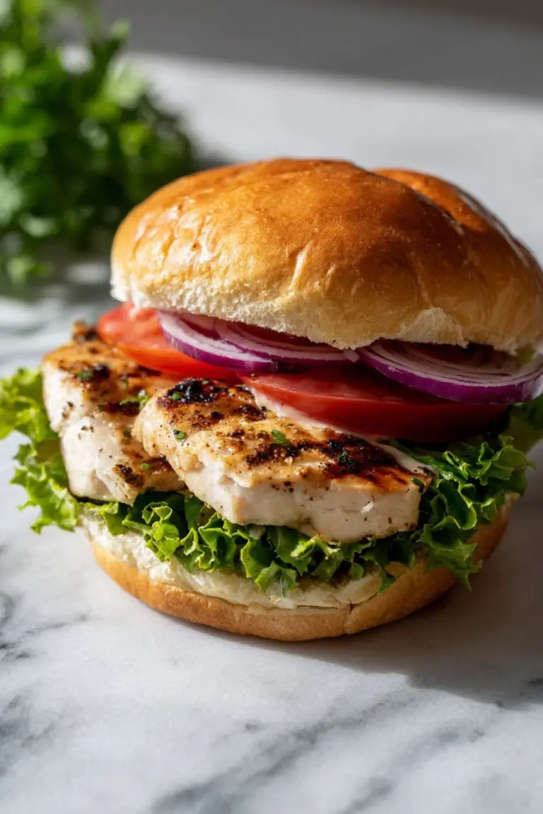 Low Sodium Grilled Chicken Sandwich Recipe