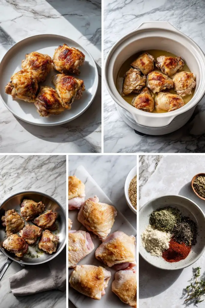 Low Sodium Slow Cooker Chicken Thigh Recipe