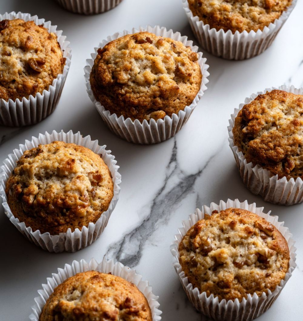 Low Sodium Banana Nut Muffins