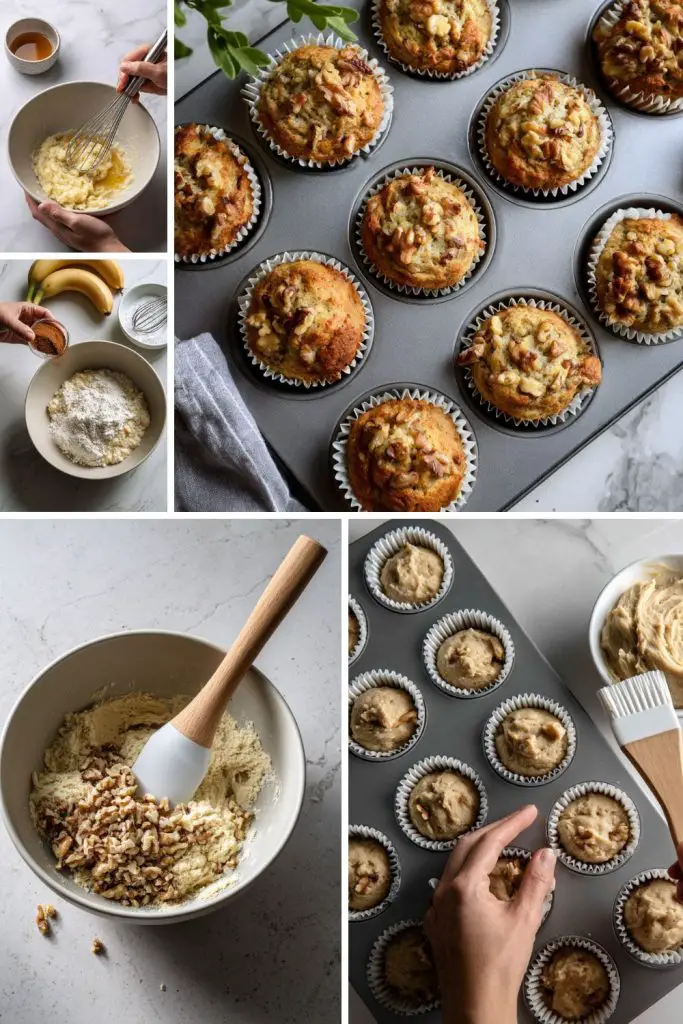 Low Sodium Banana Nut Muffins