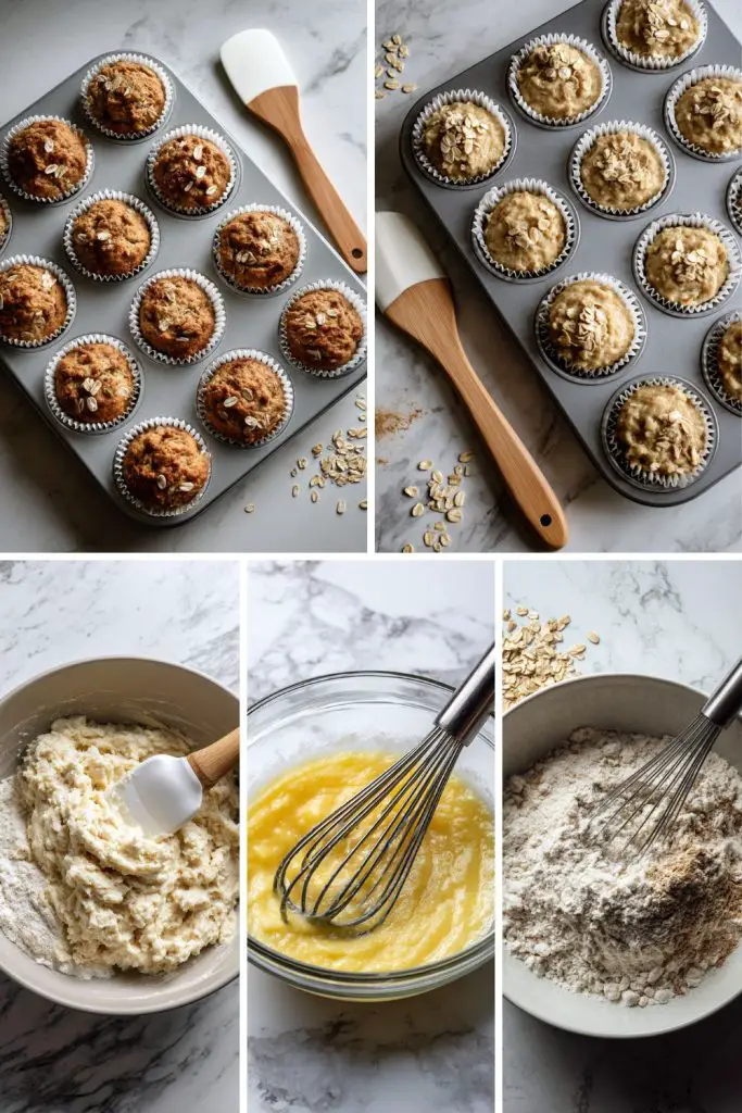 Low Sodium Banana Oatmeal Muffins