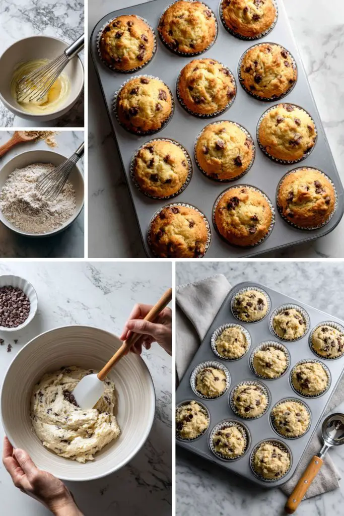 Low Sodium Chocolate Chip Muffins
