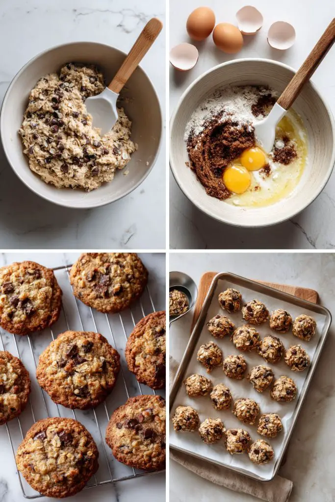 Low Sodium Oatmeal Chocolate Chip Cookies