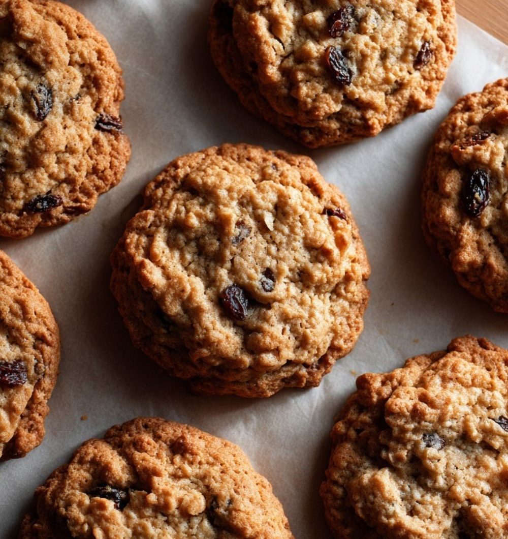 Low Sodium Oatmeal Raisin Cookies