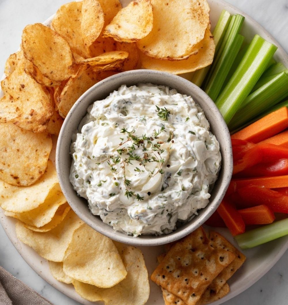 Low Sodium Sour Cream And Onion Dip 