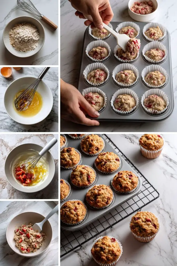 Low Sodium Strawberry Muffins