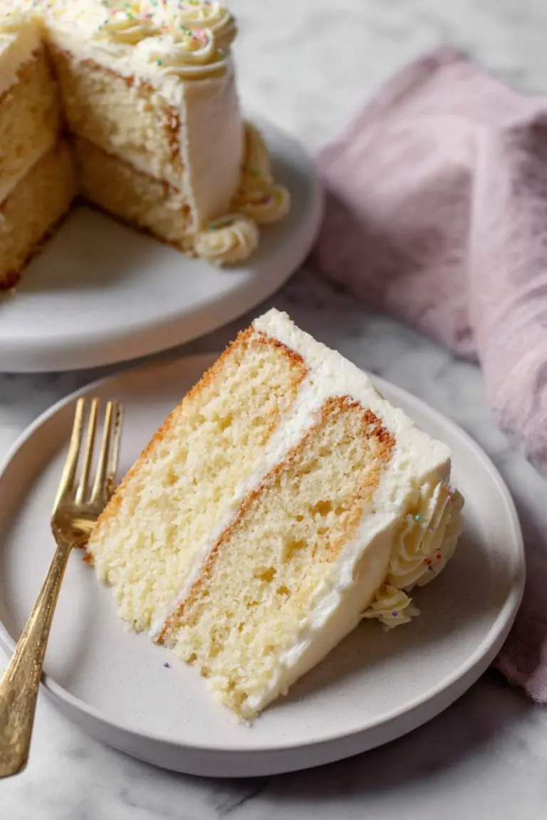 Low Sodium Vanilla Cake Recipe