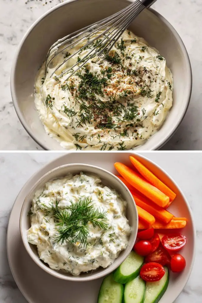 Low Sodium Vegetable Dip