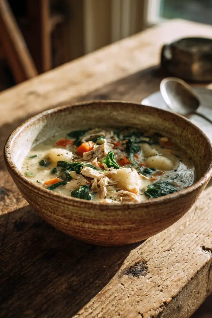 Low Sodium Chicken Gnocchi Soup