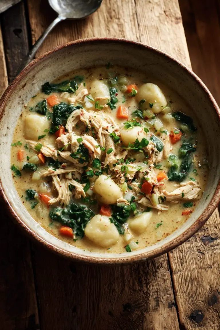 Low Sodium Chicken Gnocchi Soup