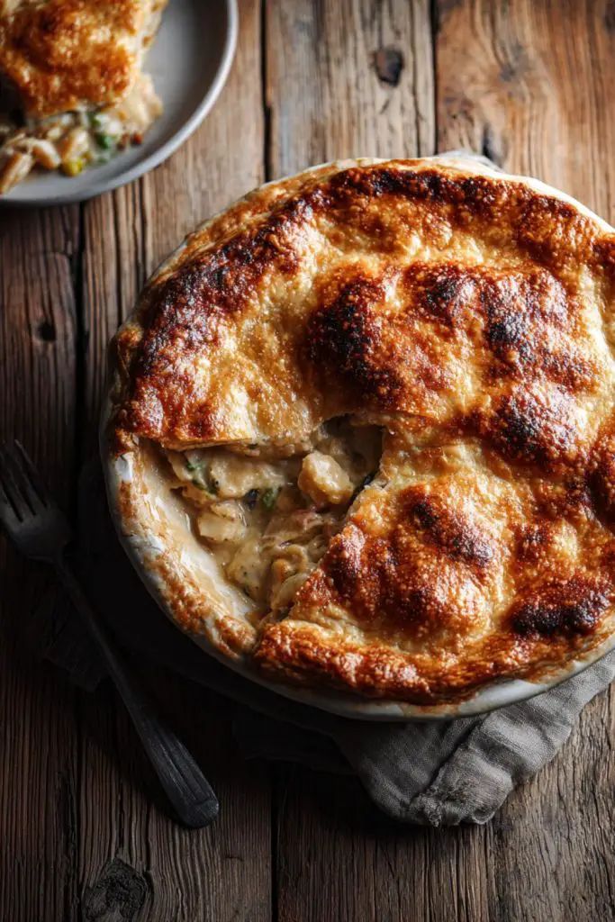 Low Sodium Chicken Pot Pie Casserole