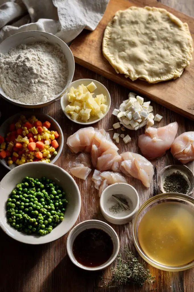 Low Sodium Chicken Pot Pie Casserole