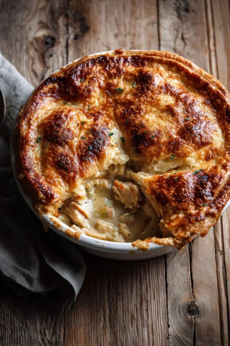 Low Sodium Chicken Pot Pie Casserole